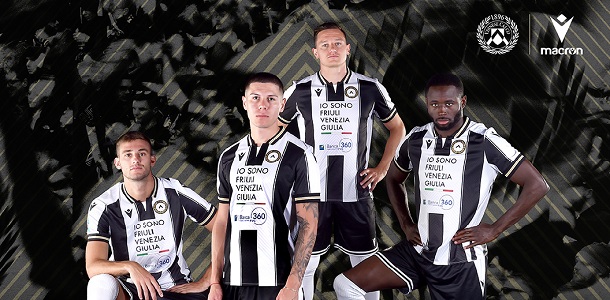 Udinese presentata la prima maglia a Lignano Sabbiadoro richiamo al 95 96 la prima di 30 stagioni consecutive in A Triveneto Goal